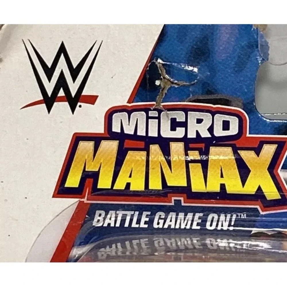 WWE MICRO MANIAX‎ SERIES 1 Finn Balor NEW RAW WRESTLEMANIA  Flyer box damage